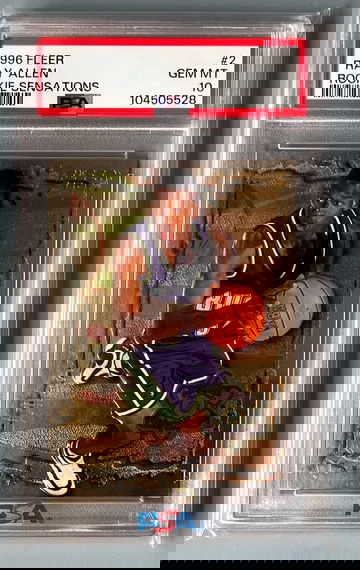 1996 Fleer Ray Allen Rookie Sensations #2 PSA 10 GEM MINT