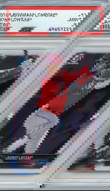 Shohei Ohtani Bowman Chrome Batting Rookie PSA 9 199