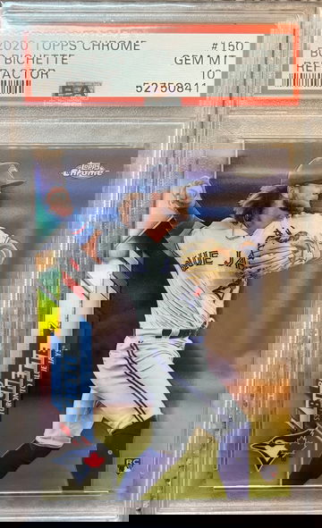 2020 Topps Chrome Bo Bichette #150 Refractor PSA 10 Gem-Mint