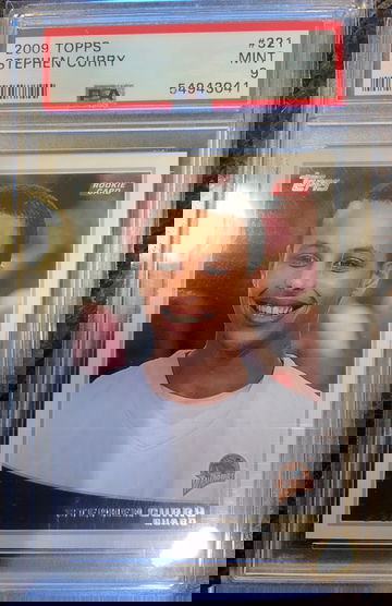 2009 Topps Stephen Curry Rookie PSA 9