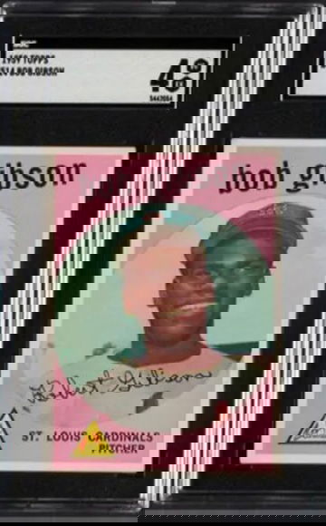 1959 Topps Bob Gibson RC #514 SGC 4 VG-EX