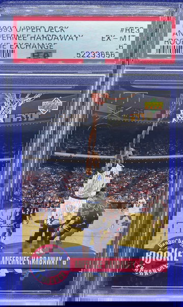 1993 UPPER DECK ANFERNEE HARDAWAY ROOKIE EXCHANGE #RE3 PSA 6 EX-MT PENNY POP 2