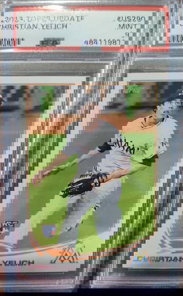 2013 Topps Update Christian Yelich PSA 9