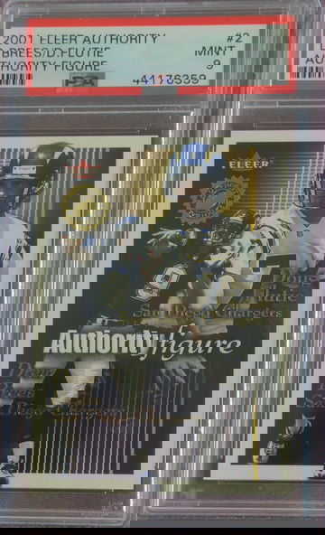 2001 Fleer Authority Drew Brees/Doug Flutie Authority Figure #2