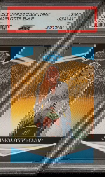 2023 Charlotte Flair Chronicles Honors Gold 6/10 PSA 10