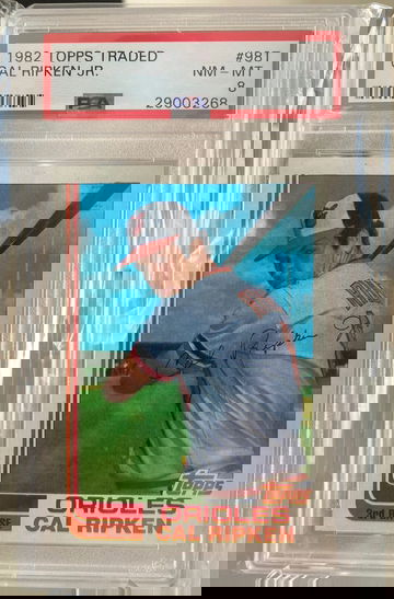 1982 Topps Traded Cal Ripken PSA 8