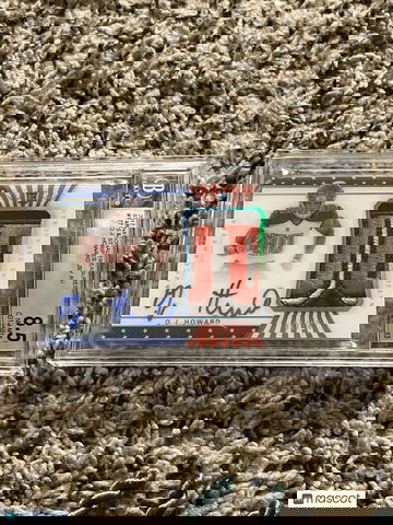 OJ Howard National Treasures Stars And Stripes RPA /13, BGS 8.5, Sweet Patch