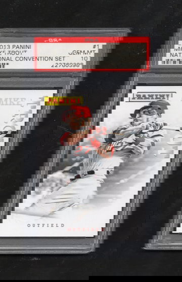 2013 Panini National Convention Set #1 Mike Trout PSA 10 GEM MINT