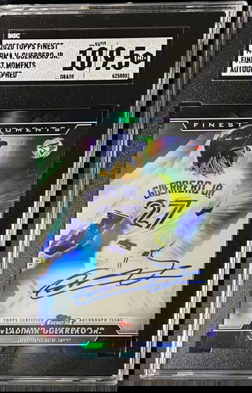 2020 Vladimir Guerrero Jr. Topps Finest Moments On Card Auto SGC 9.5 Auto 10