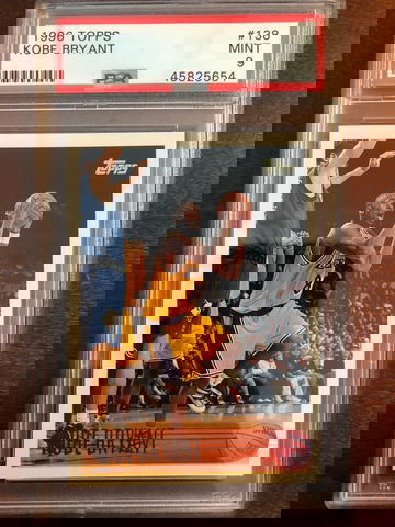 Kobe Bryant 1996 Topps Rookie PSA 9 