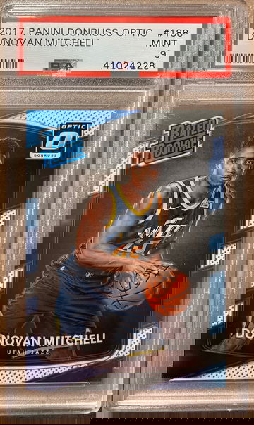 Donovan Mitchell 2017 Optic RC PSA 9