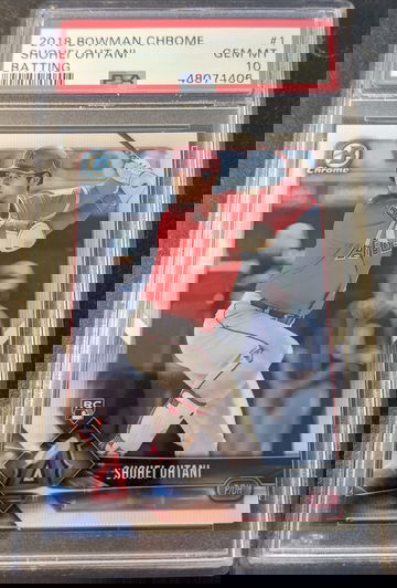 2018 Bowman Chrome Shohei Ohtani Batting PSA 10