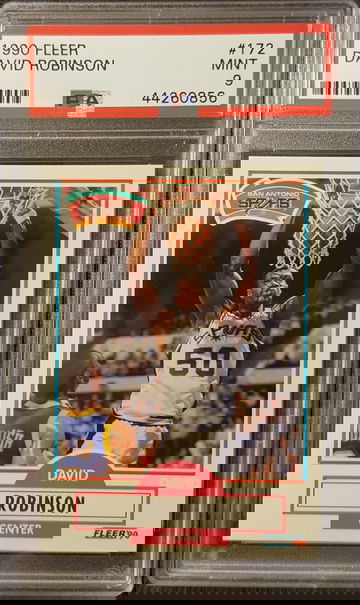 1990 Fleer David Robinson PSA 9 San Antonio Spurs