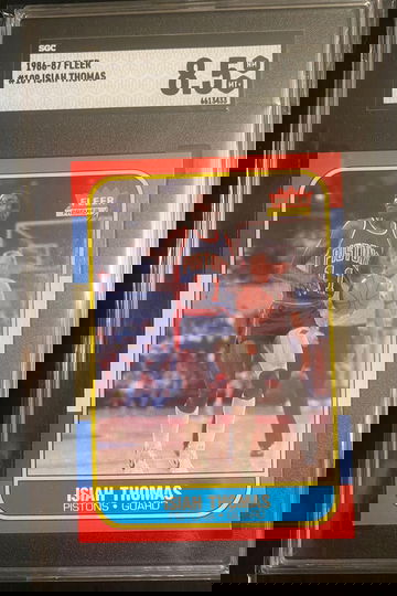 1986 Fleer Isiah Thomas RC Rookie Card