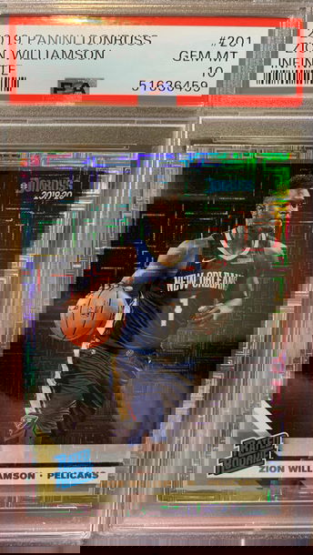 2019 Panini Donruss Infinite  Zion Williamson Psa 10