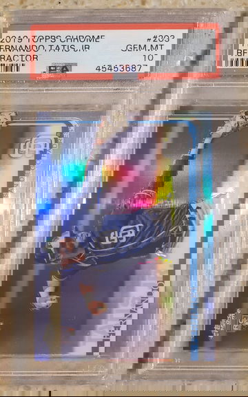 Fernando Tatis Jr Topps Chrome Refractor 