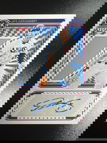 Jac Caglianone 2024 Panini Stars & Stripes Jumbo Patch Auto /199 SSJC USA Royals