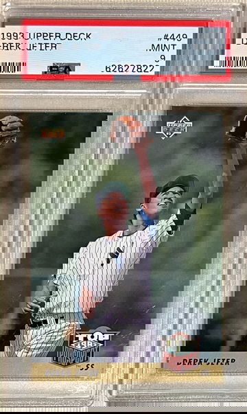 1993 Upper Deck #449 Derek Jeter PSA 9 Mint Rookie