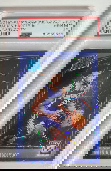 Marvin Bagley Jr 2018-19 Optic Blue Velocity PSA 10