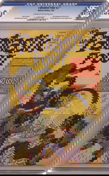 Fantastic Four #2 CGC 3.0 1st Appearance Skrulls