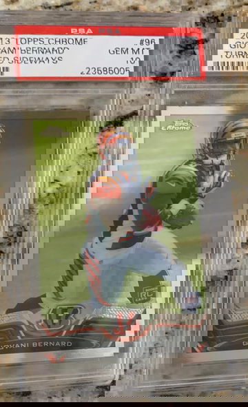 2013 Topps Chrome #96 Giovani Bernard PSA 10 Bengals Tampa Bay