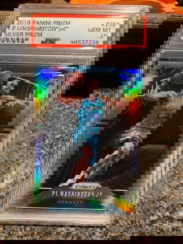 Psa 10 2019 PJ Washington panini silver prizm
