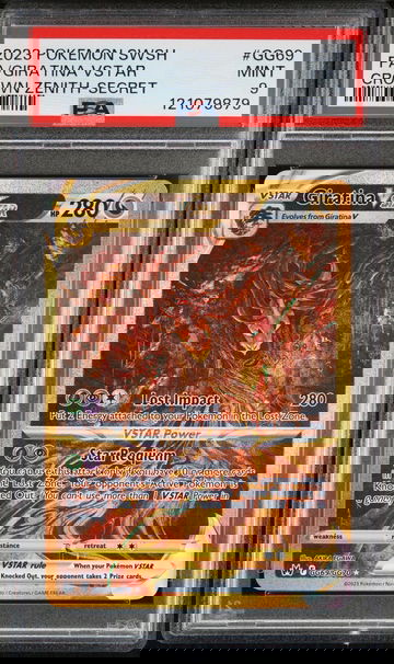 2023 Pokemon #GG69 Giratina VSTAR Crown Zenith-Secret PSA 9