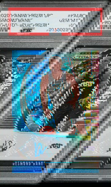 2020-21 Prizm Draft DESMOND BANE Blue Prizm /149 Auto Rookie RC PSA 10 Gem Mint