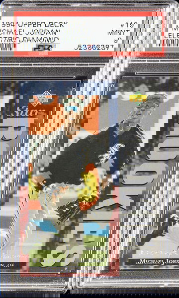 1994-95 Upper Deck Electric Diamond #19 Michael Jordan – PSA MINT 9