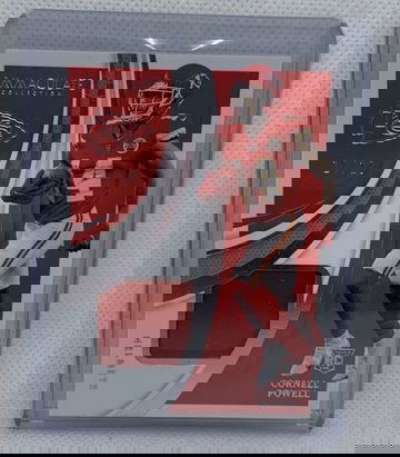 2021 Immaculate CORNELL POWELL 10/10 Rookie Helmet RC - SICK CARD!!