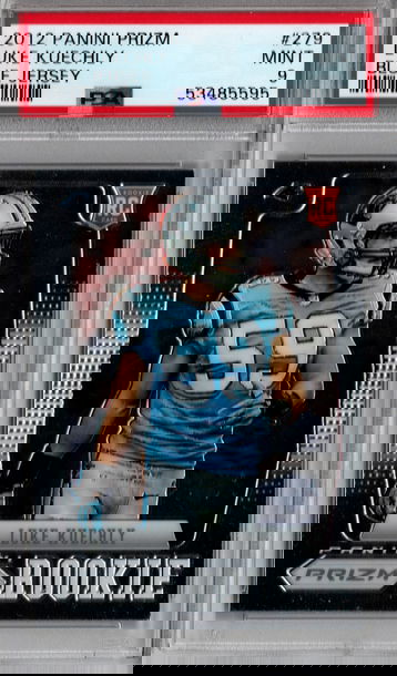 2012 Prizm Luke Kuechly PSA 9