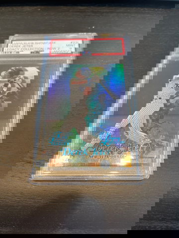 1999 Flair Showcase Derek Jeter Legacy Collection Row 2 Psa 9