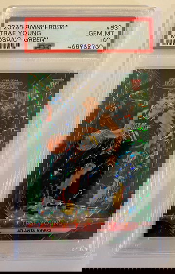 2018 Trae Young Green Mosaic RC