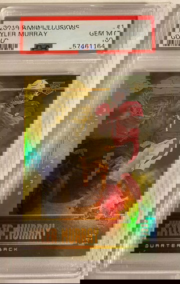2019 Panini Illusions Kyler Murray Gold PSA 10 Rookie Card Refractor