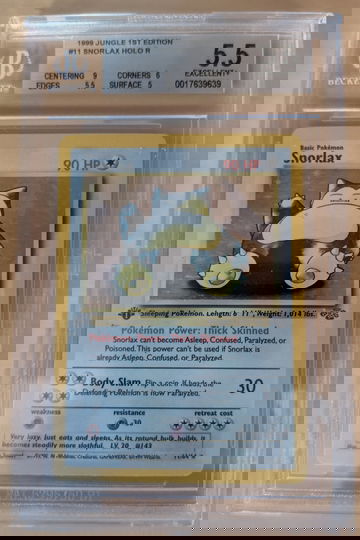 1999 Jungle 1st Edition Snorlax Holo #11