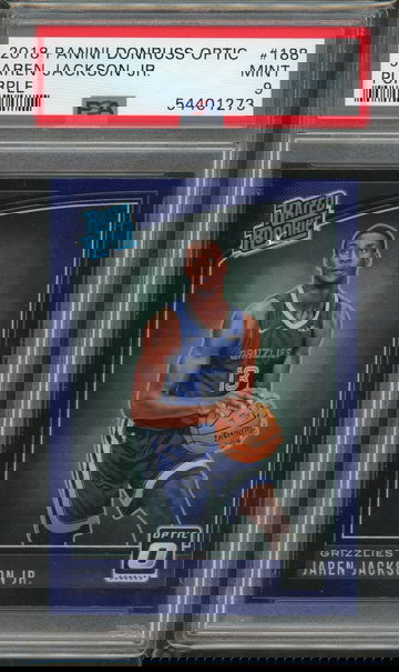 2018 Optic Jaren Jackson Jr Purple PSA 9 