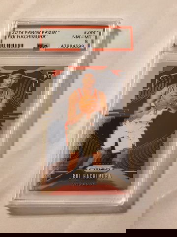 Rui Hachimura 2019 Prizm RC PSA 8