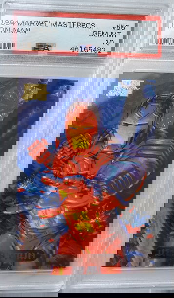 1994 Marvel Masterpieces Iron Man PSA 10