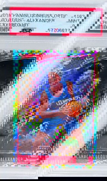 2018 Optic Shai Gilgeous Alexander Checkerboard PSA 9