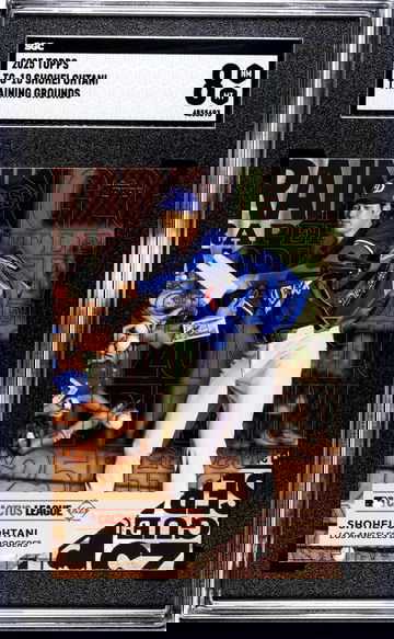 2025 Topps #TG-10 Shohei Ohtani Training Grounds SGC 8