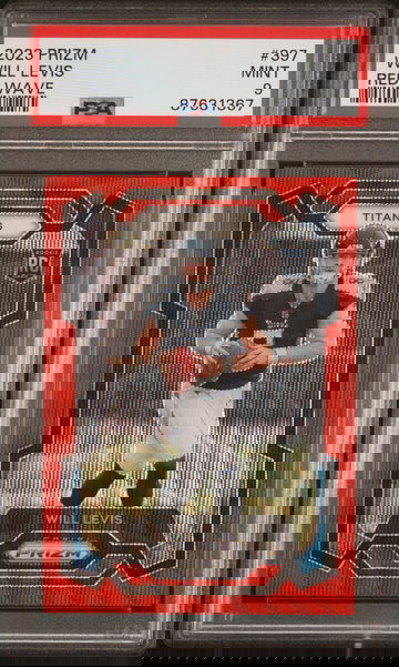 2023 Panini Prizm Will Levis Red Wave Refractor /149 Rookie RC Titans #397