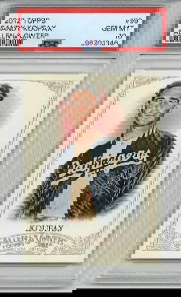 2012 TOPPS ALLEN & GINTER #99 SANDY KOUFAX LOS ANGELES DODGERS PSA 10 LOW POP