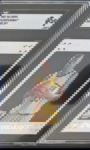 2007-2008 Topps Rookie Set #2 Kevin Durant SGC 9