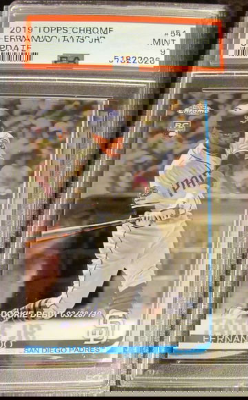 2019 Topps Chrome Fernando Tatis Jr. Update PSA 9 Mint