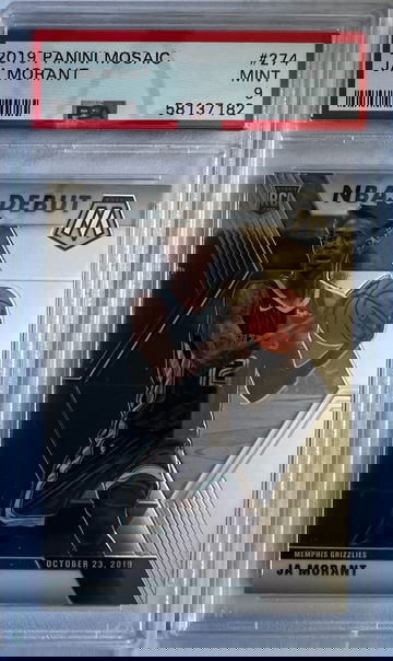 2019 Panini Mosaic Ja Morant PSA 9 Mint