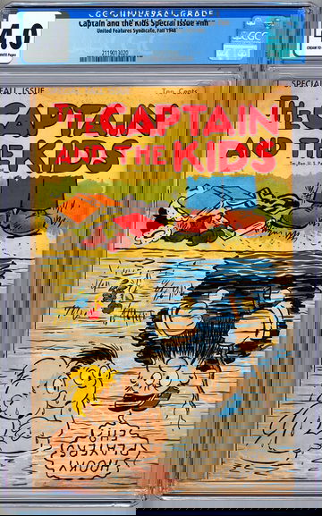 THE CAPTAIN & THE KIDS SPECIAL FALL ISSUE #NN CGC 4.0 GA UNITED FEATURES 1948