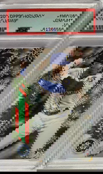 2020 Topps Holiday Kyle Lewis PSA 10