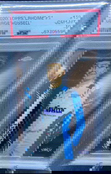 2020 Topps Chrome F1 George Russell PSA 10 RC