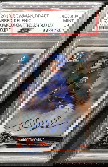 2018 Bowman Chrome Jarred Kelenic Chrome Auto PSA 9