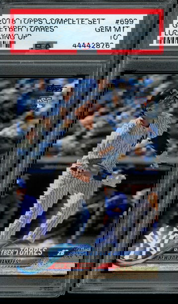 2018 Topps #699 Gleyber Torres Factory Set PSA 10 Gem Mint